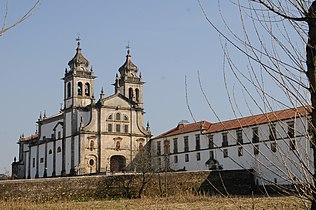 Monesteriu en Mire de Tibães nel conceyu de Braga.