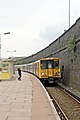 A Class 508 arrives with a service into Liverpool.