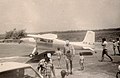 Eine Cessna 180 im Jahr 1979 auf dem ʿEin Schemer Flugfeld