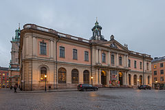 Börshusets fasad mot Stortorget.