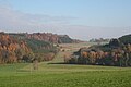 the valley of the Haselbach from west to east