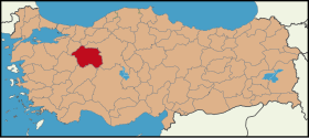 Localisation de Eskişehir (province)