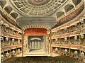 Covent Garden Theatre, burnt and rebuilt