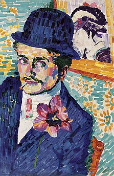 L'homme à la tulipe (Portrét Jeana Metzingera), 1906