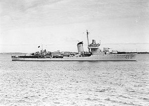 USS Walke (DD-416) soon after completion, c. 1940.