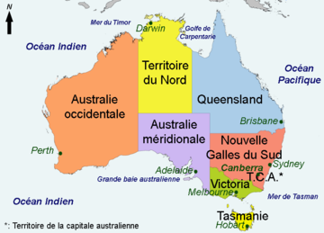 États d'Australie