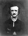 Dagerrotypi-porträtt av Edgar Allan Poe 1848, en kort tid före hans död