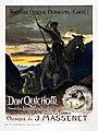Plakát opery 'Don Quichotte' (1910)