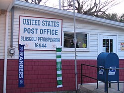 Post office in the Reade Township village of Glasgow