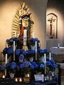 Johanneskirche Bilfingen Friedhofskapelle und ehemalige Wallfahrtskirche Maialtar