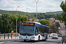 La ligne 97 dessert l'Hôpital Nord