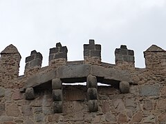 Matacán en la muralla de Ávila.