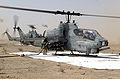 AH-1 SuperCobra de los Marines estadounidenses durante la Guerra de Irak.