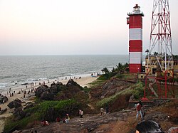 Lighthouse alongside NITK Beach