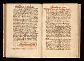 Recepty na masti a pojednání o pouštění žilou ve velvarské lékařské knize z roku 1574. Archiv města Velvary, nezprac. fond. (SOkA-Kladno)