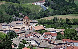 Skyline of Salles-Arbuissonnas-en-Beaujolais