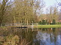 Brücke am Stauwehr der Bullmühle