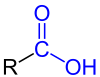 Allgemeine Struktur der Carbonsäuren