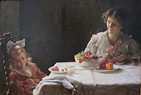 Breakfast for Three, 1909. High Museum of Art