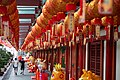 Lanterns at Buddha Tooth Relic temple