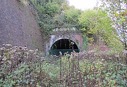 L'extrémité du tunnel condamné de nos jours.