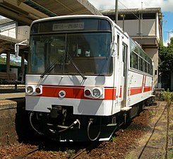 Kitetsu-1 skinnebuss på Kishu jernbane, Japan