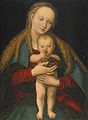 La Virgen y el Niño comiendo uvas, de Cranach el Joven.