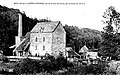 Le moulin de la Grésillonnais au début du XXe siècle (carte postale).