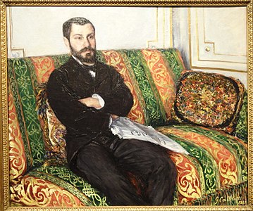 Gustave Caillebotte, Portrait de Richard Gallo, 1881.
