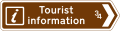 Direction and distance to a Tourist Information point or centre