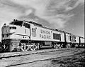 Image 12A gas turbine locomotive operated by the Union Pacific Railroad (from Train)