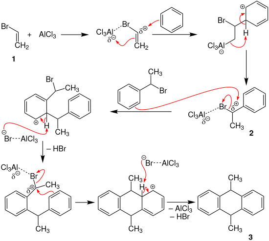 Anschütz-Anthracen-Synthese Mechanismus V4
