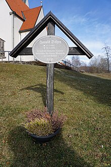 Gedenkkreuz für Harald Dohrn in Bad Wiessee