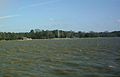 Historic Jamestown seen from the James River Ferry