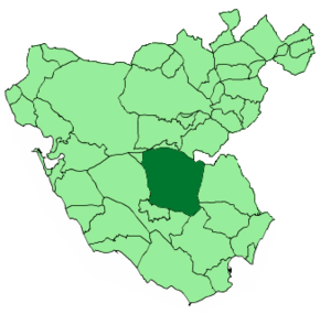 Poziția localității Alcalá de los Gazules