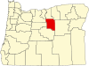 Comitatul Wheeler map