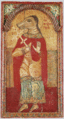 Christophorus als Hundsköpfiger, Ikone, 17. Jh., Kermira (Kappadokien), Byzantinisches und Christliches Museum, Athen