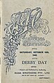 Front cover 1943 AJC Epsom Handicap racebook