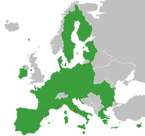 Die Vatikanstadt und die EU in Europa