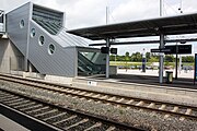 Accès à la passerelle, depuis le quai B.