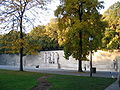 Monument international de la Réformation depuis le parc