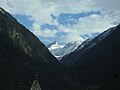 Untersulzbachtal und am Ende sieht man den Kleinvenediger, der Großvenediger ist in Wolken