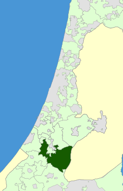 Location of Lakhish Regional Council مجلس إقليمي لاخيش