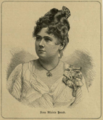 Minnie Hauk (Imagine din Neuen Musik-Zeitung 1889, 10. Jg., Nr. 22, p. 265)