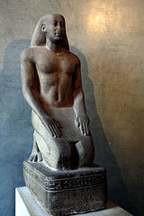Statue de Nakhthorheb agenouillé Collection Sallier 1816