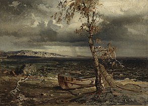 Myrsky Näsijärvellä, 1860