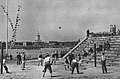 Warsaw, on the beach in the Fifties (YMCA HQ in the neighbourhood Saska Kępa).