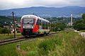 Dieseltriebwagen ÖBB 5022 bei Riedlingsdorf