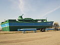 A World War II motor gun boat on exhibit at Voyennaya Gorka