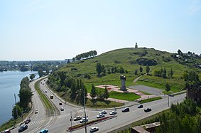 Reboin mägi (ven.: Лисья гора 265 m ü.m.t.) varjoičendčuhundusenke päl Tagilan uiton randal (2014)